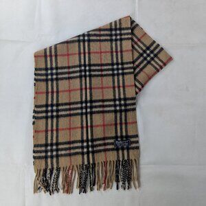 Burberry Cashmere Nova Check Scarf Beige | Authentic